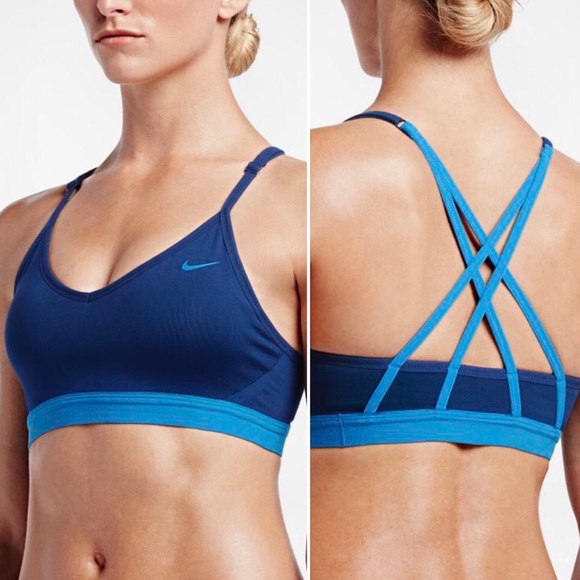 Nike Other - NIKE Pro Indy Cross Back Strappy Sports Bra Small